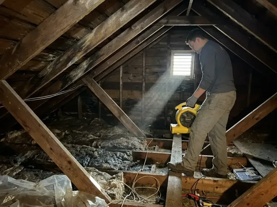 attic-water-damage-drying-proc-007 — frequently asked questions, Emergency Water Extraction & 24/7 Flood Response in Union S…